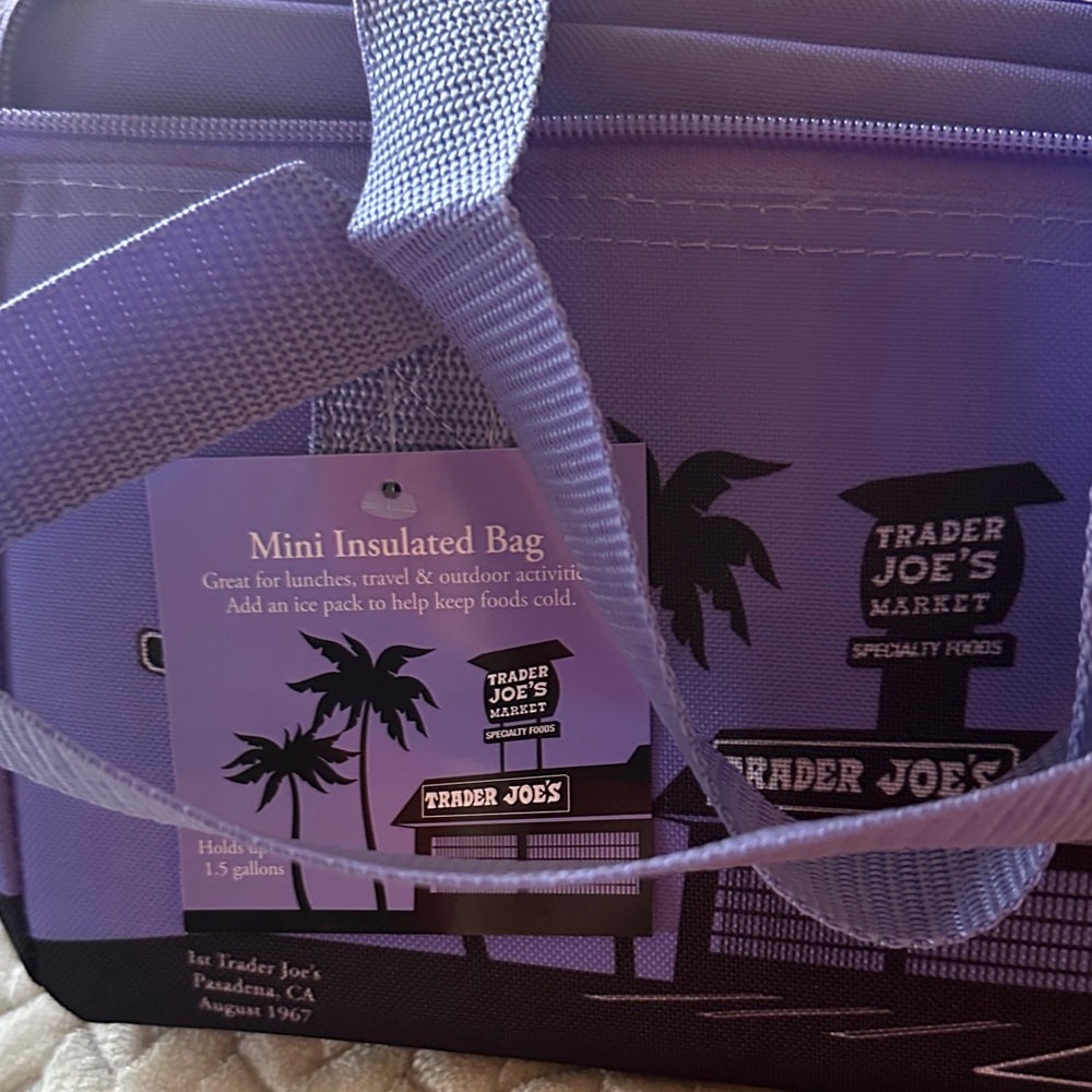 Trader Joe’s mini cooler bag.